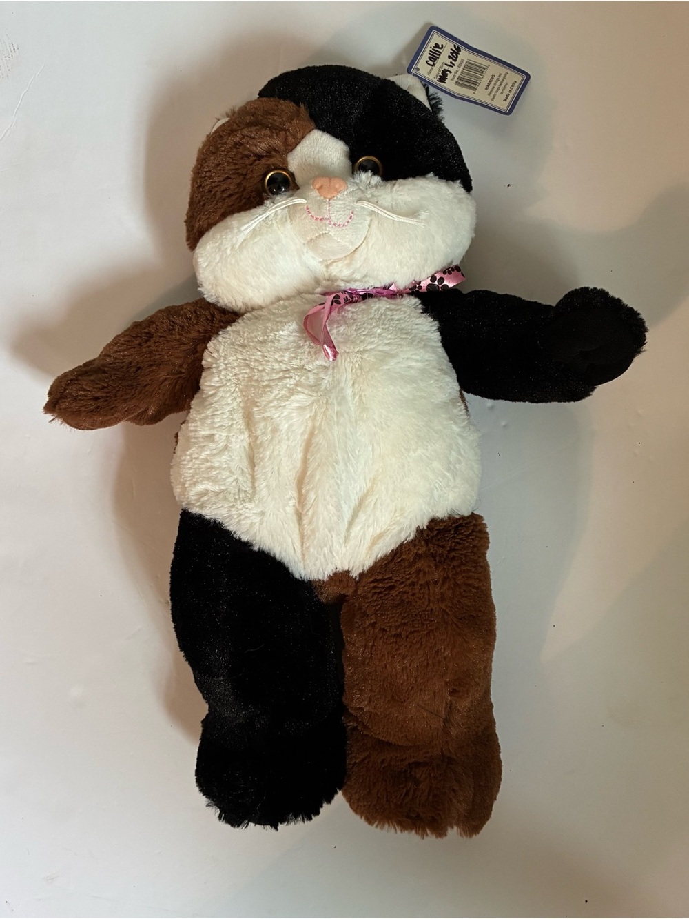 2001 Bear Factory Calico Cat 16” Plush Callie